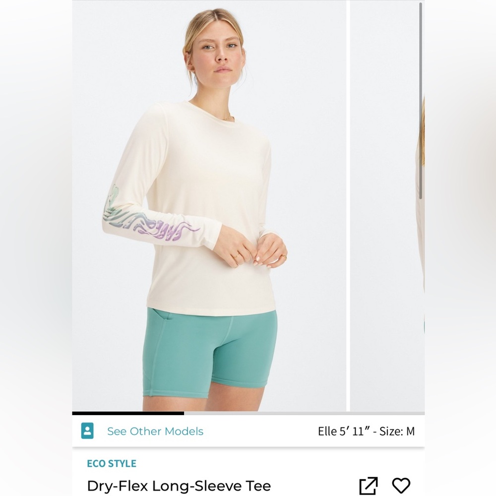 NWT Fabletics Dry-Flex Long-Sleeve Tee
